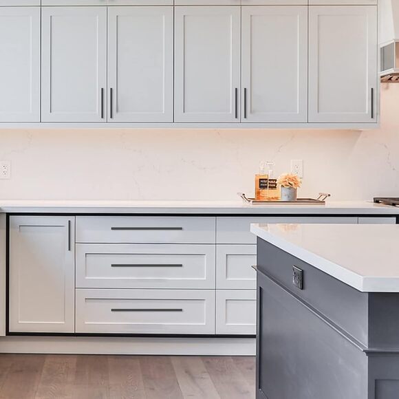 10 Pack Matte Black Cabinet Pulls 7.5 Inch Hole Centers Kitchen Cabinet Handles - Picture 5 of 6